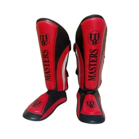 Nagolenniki Masters NS-PU-FT (WAKO APPROVED) 119111-02M czerwony+L