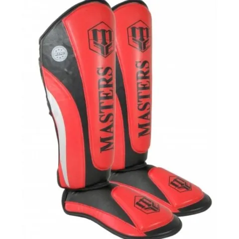 Nagolenniki Masters NS-PU-FT (WAKO APPROVED) 119111-02M czerwony+L