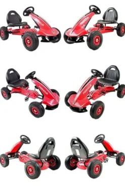 NAJNOWSZY GOKART NA PEDAŁY, KOŁA POMPOWANE, HAMULCE/G203