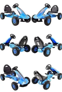 NAJNOWSZY GOKART NA PEDAŁY, KOŁA POMPOWANE, HAMULCE/G203