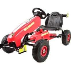 NAJNOWSZY GOKART NA PEDAŁY, KOŁA POMPOWANE, HAMULCE/G202