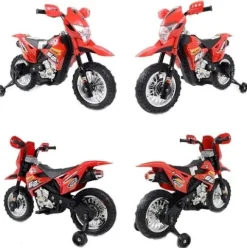 NAJNOWSZY MOTOR CROSSOWY FORCE II, ŚWIATŁA, DŹWIĘKI,DŻWIĘKI POLICYJNE/BDM0912