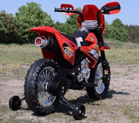 NAJNOWSZY MOTOR CROSSOWY FORCE II, ŚWIATŁA, DŹWIĘKI,DŻWIĘKI POLICYJNE/BDM0912