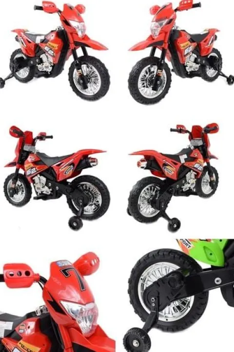 NAJNOWSZY MOTOR CROSSOWY FORCE II, ŚWIATŁA, DŹWIĘKI /BDM0912