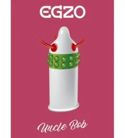 Nakładka na penisa ze zgrubieniami i wypustkami Egzo Uncle Bob