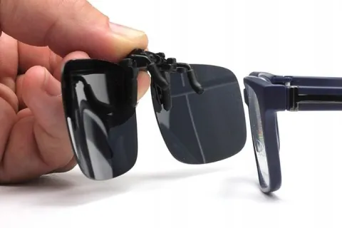 NAKŁADKI PRZECIWSŁONECZNE Z POLARYZACJĄ ZESTAW 3 SZTUKI NA OKULARY UV400