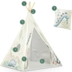 Namiot tipi dla dzieci Nukido - dinozaury