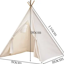 Namiot tipi dla dzieci wigwam indiański domek do zabawy w ogodzie domu
