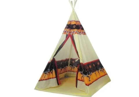 Namiot Tipi Indiański Dom Zabaw + 60 Piłek 155 cm