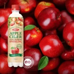 Napój gazowany koreański o smaku jabłka zielonego zero cukru cydr Apple cider OKF 500ml