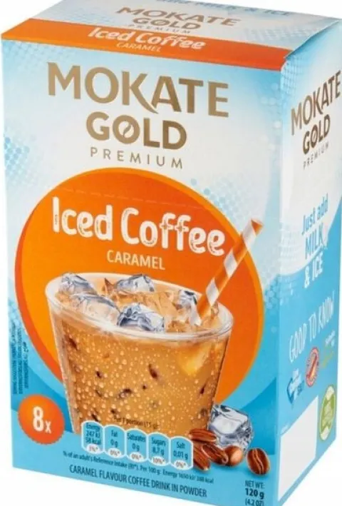 Napój Kawowy Kawa Mrożona Premium Iced Coffe Karmelowa 8 szt. Mokate x24