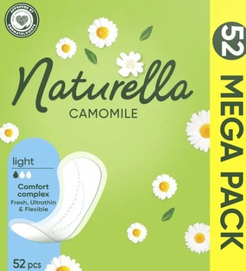 NATURELLA CAMOMILE WKŁADKI HIGIENICZNE LIGHT 52 SZT