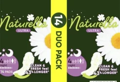 NATURELLA ULTRA PODPASKI HIGIENICZNE ZE SKRZYDEŁKAMI NIGHT 14 SZT