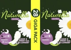NATURELLA ULTRA PODPASKI HIGIENICZNE ZE SKRZYDEŁKAMI NIGHT 28 SZT