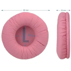 Nauszniki Gąbki Pady do JBL JUNIOR JR300 BT JR310BT L+R Różowe