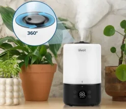 Nawilżacz powietrza Levoit Dual 200S Pro kolorowe LED smart dyfuzor 220ml/h
