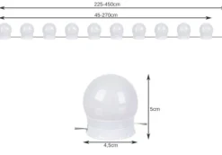 ND12_15926 Lampki LED na lustro/ do toaletki- 10szt. 5900779940819