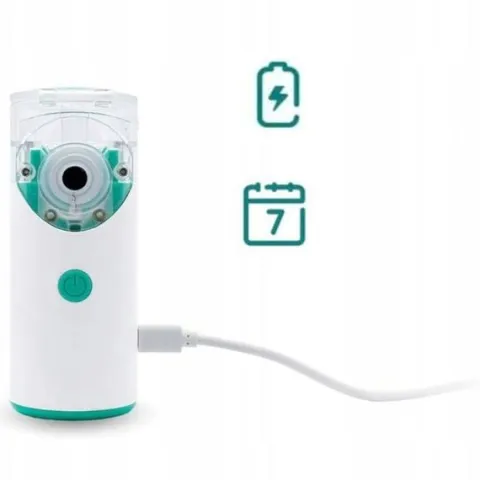Nebulizator siateczkowy inhalator przenośny cichy dla dorosłych dzieci LCP