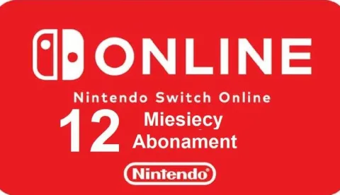 Nintendo Switch Online 12 miesięcy