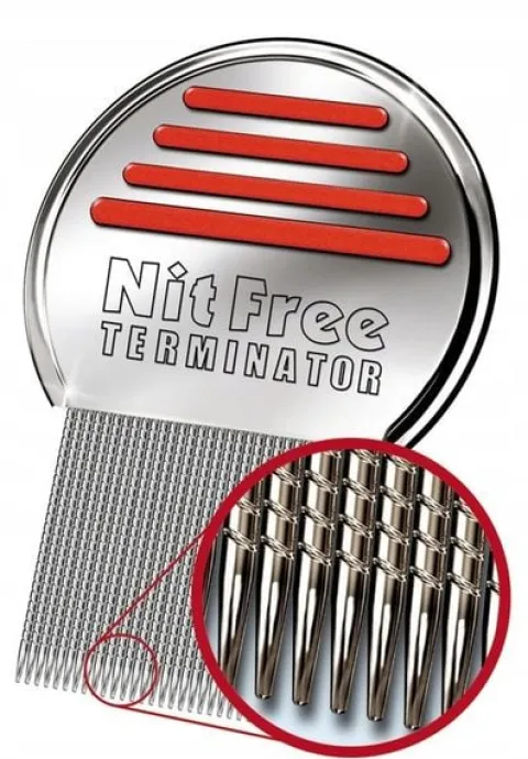 NitFree Terminator PROFESJONALNY grzebień na WSZY