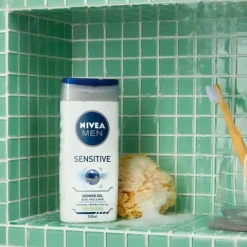 NIVEA MEN Żel pod prysznic 3w1 męski - Płyn do mycia ciała włosów 500ml x 5