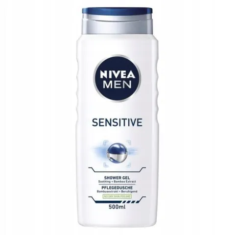 NIVEA MEN Żel pod prysznic 3w1 męski - Płyn do mycia ciała włosów 500ml x 5