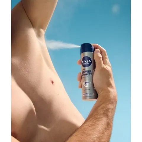 NIVEA MEN Silver Protect Antyperspirant męski w sprayu dezodorant 200ml x3