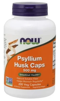 NOW FOODS Psyllium Husk Caps - Babka Płesznik 500 mg (200 kaps.)