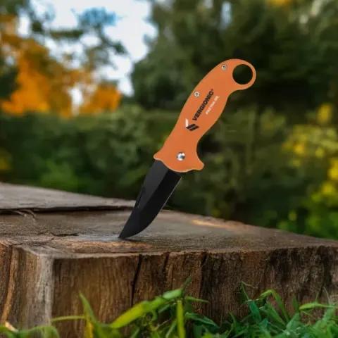 Nóż składany stalowy scyzoryk kieszonkowy surivalowy turystyczny 16,5cm