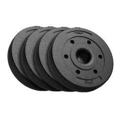 Obciążenie bitumiczne olimpijskie zestaw 4x5kg otwór 51mm do sztang Rebel