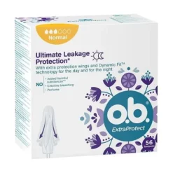 O.B. ExtraProtect Normal TAMPONY 56 sztuki
