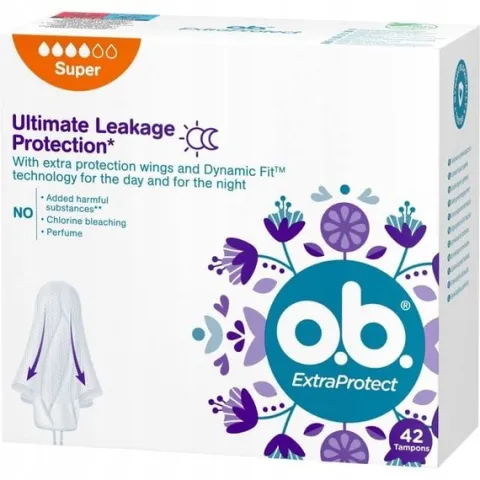 o.b. Extra Protect Super tampony 42 sztuki