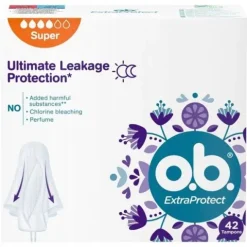 o.b. Extra Protect Super tampony 42 sztuki