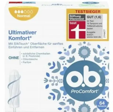 O.B. ProComfort Normal Tampony 64 sztuki
