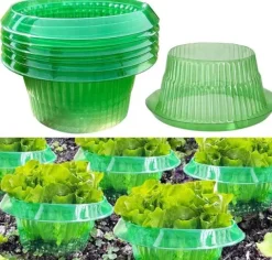 Obroża przeciw ślimakom pierścień ochronny 24cm zestaw 12 sztuk zielony