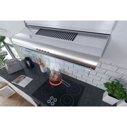 Okap kuchenny podszafkowy - pochłaniacz 60 cm Berdsen BE-10-A INOX