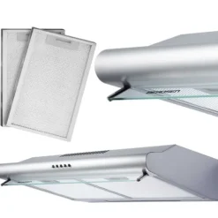 Okap kuchenny podszafkowy - pochłaniacz 60 cm Berdsen BE-10-A INOX