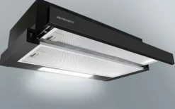Okap kuchenny teleskopowy Berdsen BT-230 czarny mat