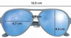 Okulary dziecięce przeciwsłoneczne Dooky JAMAICA AIR UV400 3+, lustrzane