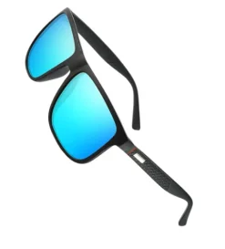 Okulary nerdy z polaryzacją lustrzanki damskie męskie Vintage