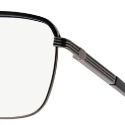 Okulary pilotki zerówki z filtrem Blue Light 25177A czarny/grafit