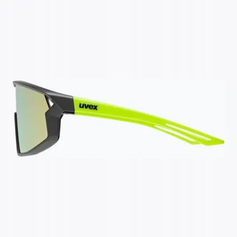 Okulary przeciwsłoneczne dziecięce UVEX Skyryse Jr black/yellow matt/mirror