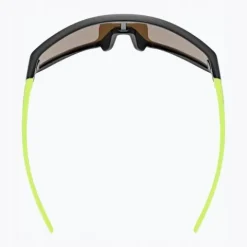 Okulary przeciwsłoneczne dziecięce UVEX Skyryse Jr black/yellow matt/mirror