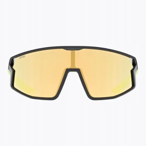 Okulary przeciwsłoneczne dziecięce UVEX Skyryse Jr black/yellow matt/mirror