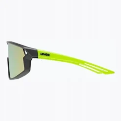 Okulary przeciwsłoneczne dziecięce UVEX Skyryse Jr black/yellow matt/mirror
