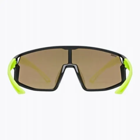 Okulary przeciwsłoneczne dziecięce UVEX Skyryse Jr black/yellow matt/mirror
