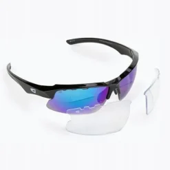 Okulary przeciwsłoneczne GOG Faun black/polychromatic white/blue OS