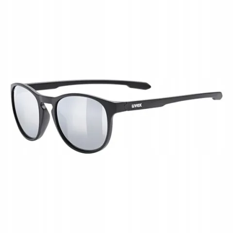 Okulary przeciwsłoneczne UVEX LGL 53 black matt/mirror silver OS