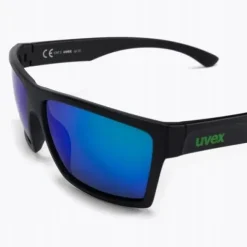 Okulary przeciwsłoneczne UVEX Lgl 29 black mat/mirror green OS