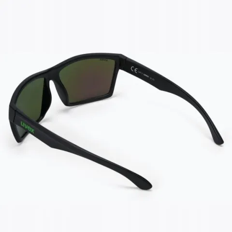Okulary przeciwsłoneczne UVEX Lgl 29 black mat/mirror green OS